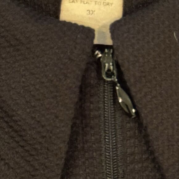 Portocruz Black Plus Size Swim Cover Up Dress 3X Flattering & Comfy Beach Ready - Picture 6 of 8